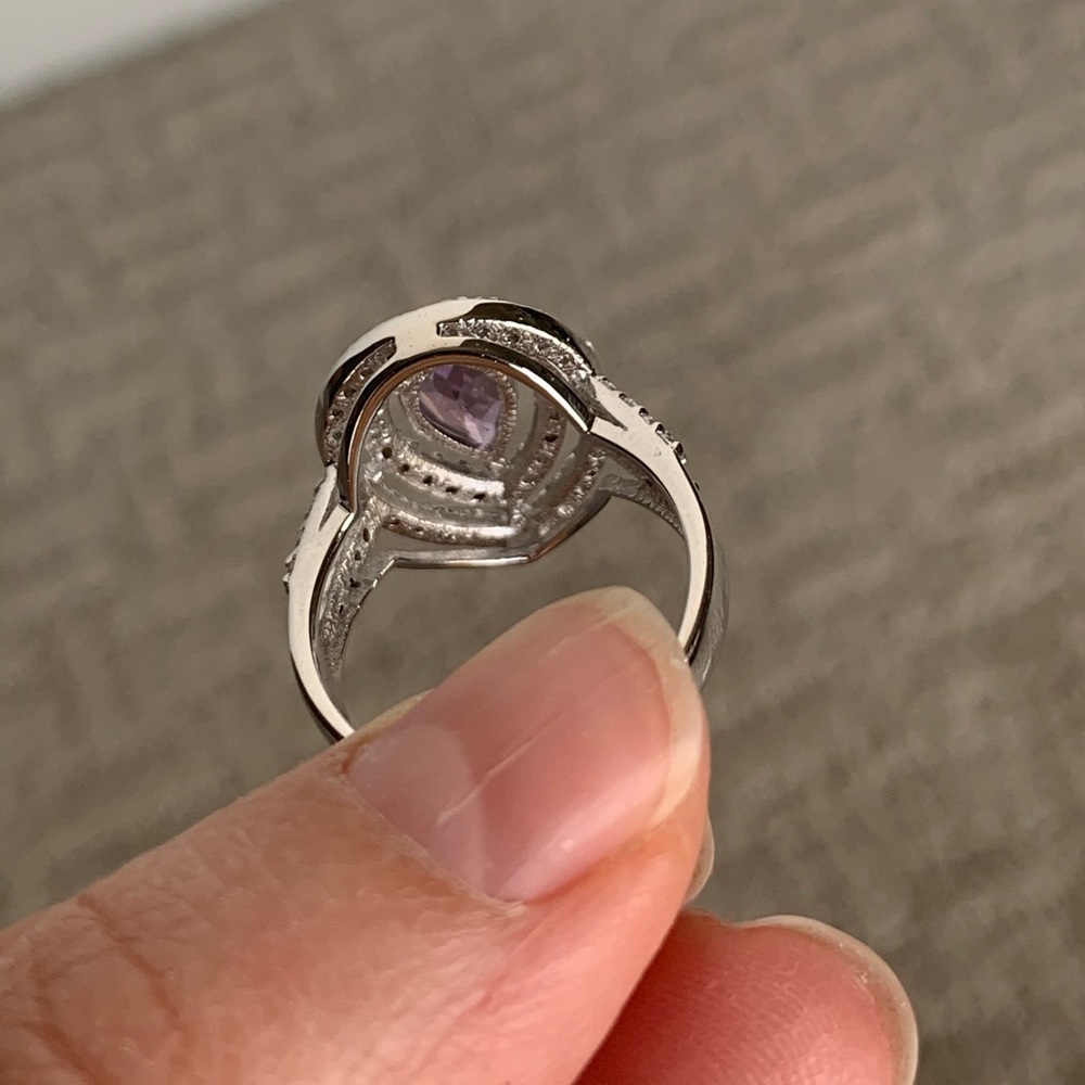 Natural Amethyst ring - Picture 4 of 5